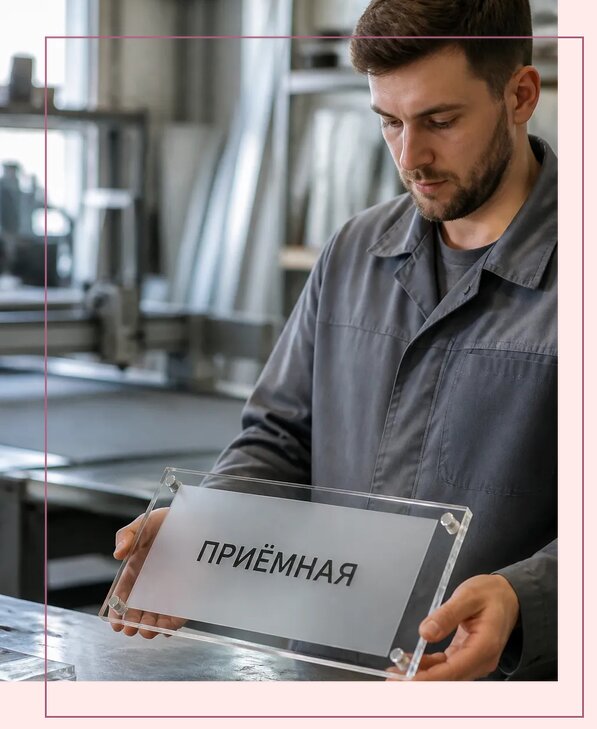 Таблички из оргстекла на заказ в Малгобеке от 4024 р. | Аванза-Млг
